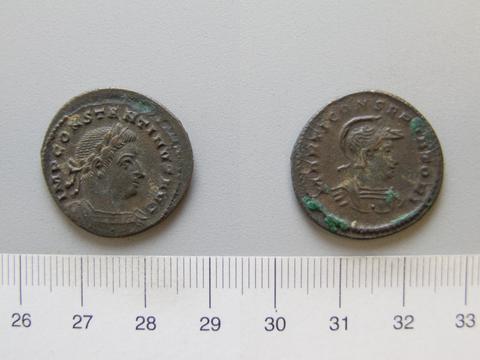 Constantine I, Emperor of Rome, 1 Nummus of Constantine I, Emperor of Rome from Trier, 309–13