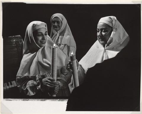 W. Eugene Smith, Three Nuns, from the series Metropolitan Opera, 1952–53