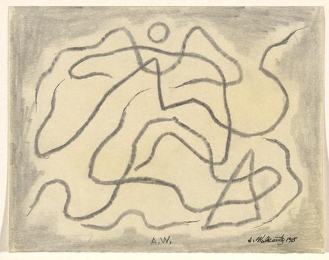Abraham Walkowitz, Rhythmic Lines (Abstraction), 1915