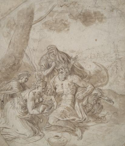 Frans Floris the elder, Birth of Bacchus, n.d.