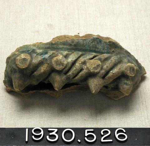 Unknown, Green-glazed handle, ca. 323 B.C.–A.D. 256