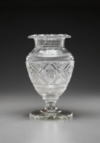 Pittsburgh Flint Glass Works, Vase, 1824–25
