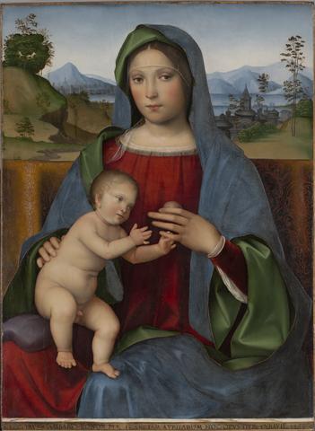 Francesco Francia, Virgin and Child: The Gambaro Madonna, 1495