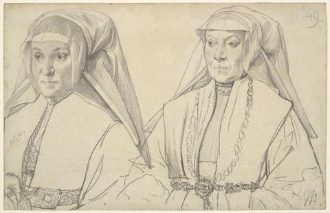 Adolf Friedrich Erdmann von Menzel, Schwestern (Nuns), 1849