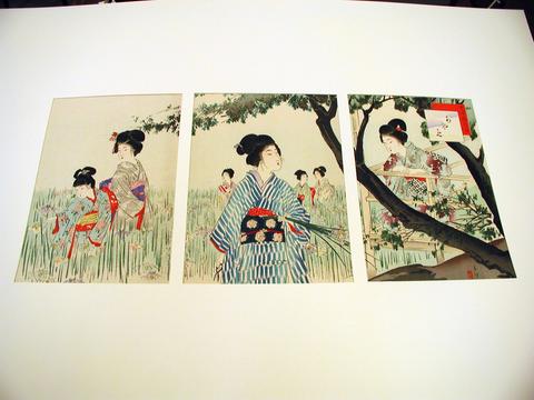 Miyagawa Shuntei, Women Picking Irises, 20th Century