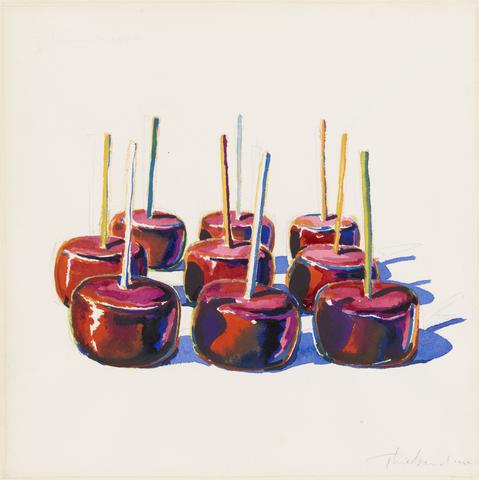 Wayne Thiebaud, Nine Jelly Apples, 1964
