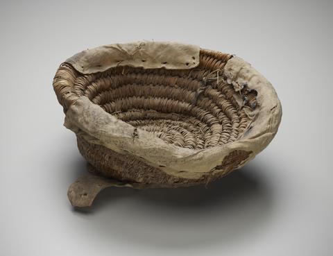 Unknown, Reed Basket with Leather Covering, ca. 323 B.C.–A.D. 256