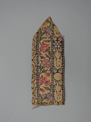 Unknown, Textile Fragment with Scrolling Vines, 18th century