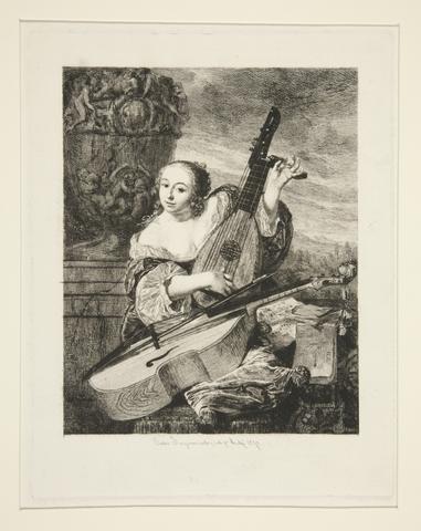 Jules Ferdinand Jacquemart, The Musician, n.d.