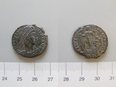 Constans I, Emperor of Rome, 1 Nummus of Constans I, Emperor of Rome from Trier, 348–50