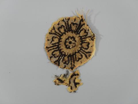 Unknown, Textile Fragment with a Rosette, 17th century
