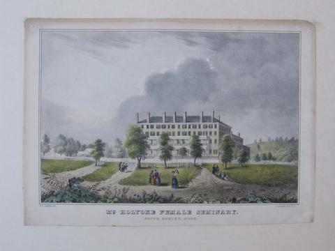 Currier & Ives, Mt. Holyoke Female Seminary. South Hadley, Mass., ca. 1845