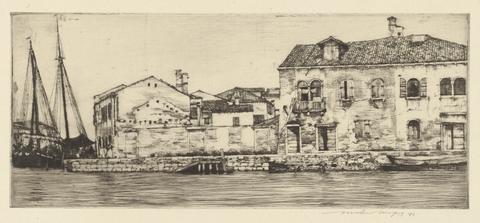 Mortimer Menpes, Giudecca, Venice, 1915–16, based on a composition before 1904