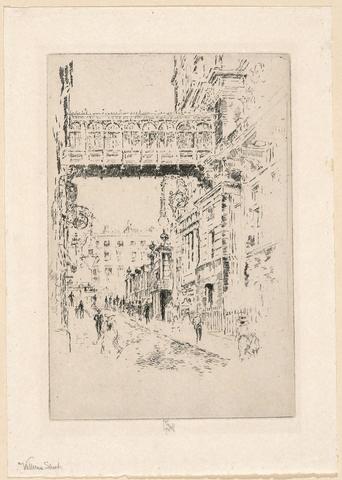 Joseph Pennell, Street Scene, ca. 1903