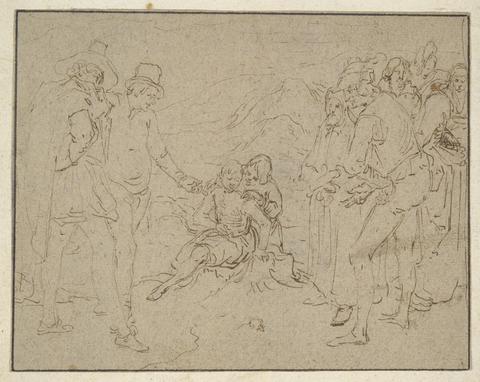 Jacques de Gheyn II, Job on a Dunghill, Tried by his Friends, ca. 1610