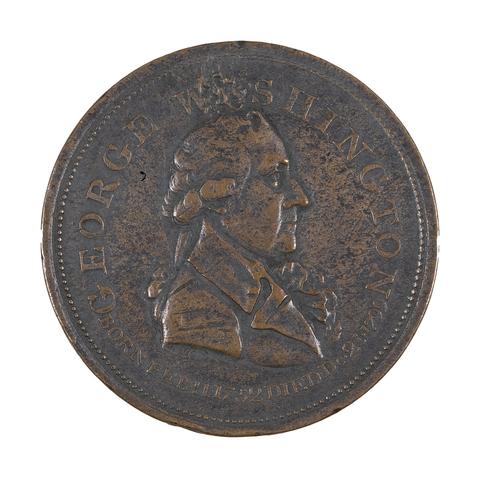 Peter Kempson, Token Commemorating the Death of George Washington, 1800