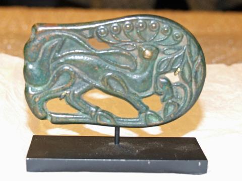 Unknown, Belt Plaque with Antlered Deer, 6th–3rd century B.C.E.