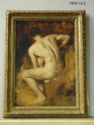 William Etty, Study of a Male Nude, 19th century