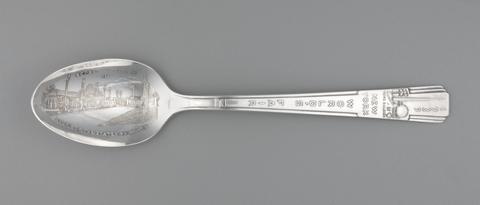 Lillian V. M. Helander, 1939 New York World's Fair Spoon, one of twelve, 1938