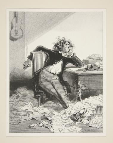 Paul Gavarni, L'Auteur des Paroles., 1844