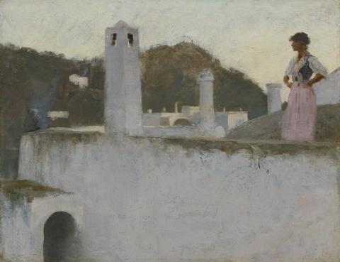 John Singer Sargent, View of Capri, ca. 1878