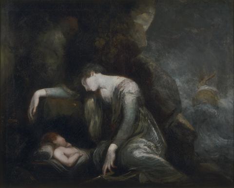 Henry Fuseli, Danaë and Perseus on Seriphos(?), ca. 1785–90