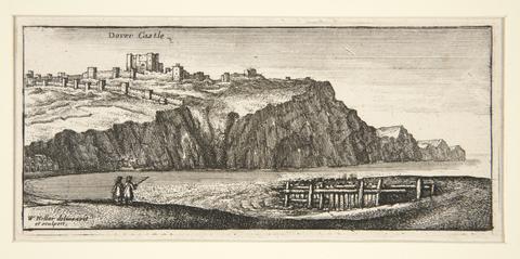 Wenceslaus Hollar, Dover Castle, from the series Divers Views after the Life, 1652–77