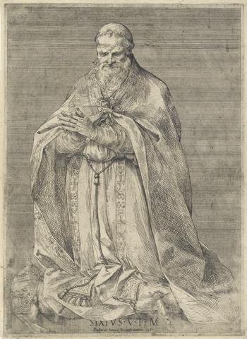 Unknown, Pope Sixtus V in Prayer, 1589