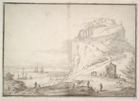 Bonaventura Peeters, Fortifications Overlooking a Harbor, n.d.