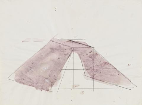 Manuel Neri, Architectural Forms - Tula Drawing No. 3, 1969