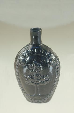 Unknown, Charter Oak Flask, 1830–60