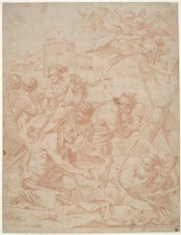 Unknown, Martyrdom of St. Andrew, 17th century
