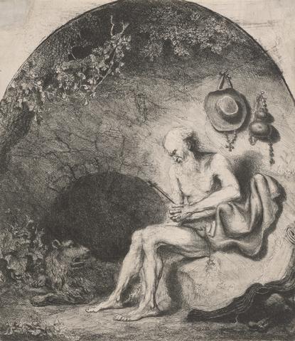 Ferdinand Bol, St. Jerome in the Cave, 1644