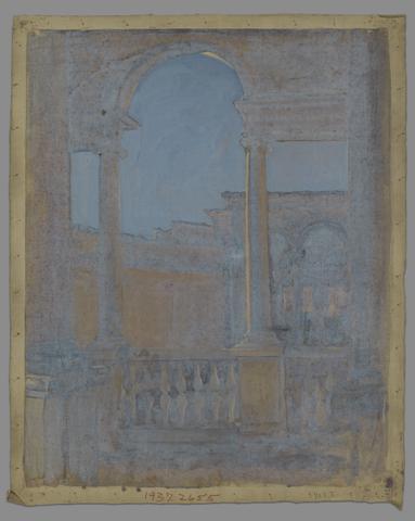 Edwin Austin Abbey, Architectural Study, ca. 1871–1911