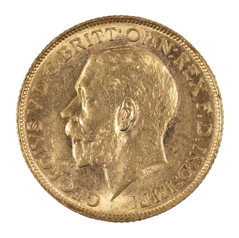 Sovereign of King George V from London, United Kingdom, 1911