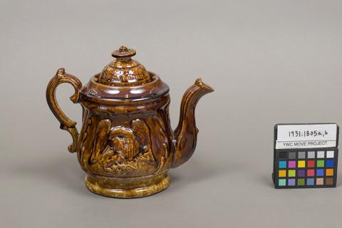 Unknown, Teapot (with eagle design), 1830–90
