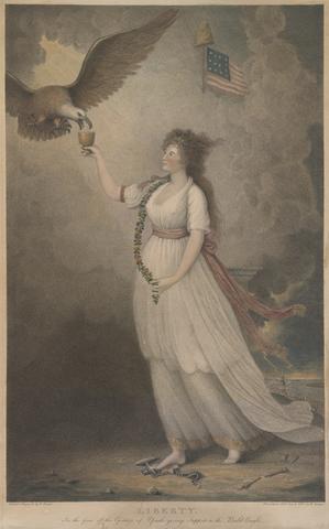 Edward Savage, Liberty: In the form of the Goddess of Youth, giving Support to the Bald Eagle, 1796