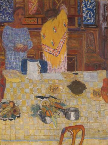 Pierre Bonnard, Le châle jaune (The Yellow Shawl), ca. 1925