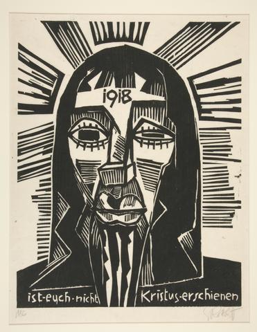 Karl Schmidt-Rottluff, Kristus (Christ), 1918