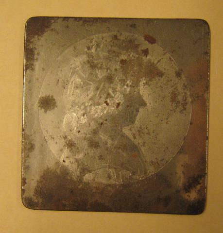 Charles Balthazar Julien Févret de Saint-Mémin, Copper plate for Mrs. George Clinton, n.d.