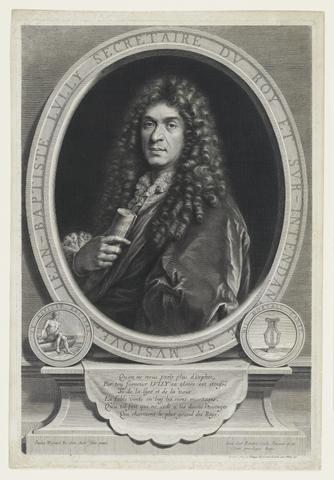 Jean Louis Roullet, Portrait of Jean-Baptiste Lully (1632-1687), n.d.