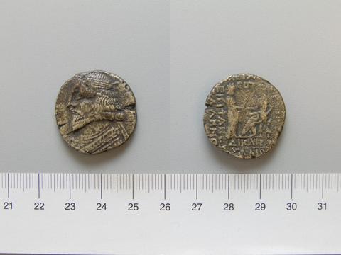Vologases I, King of Parthia, Tetradrachm of Vologases I, Parthian King from Seleucia ad Tigrim, A.D. 51–78