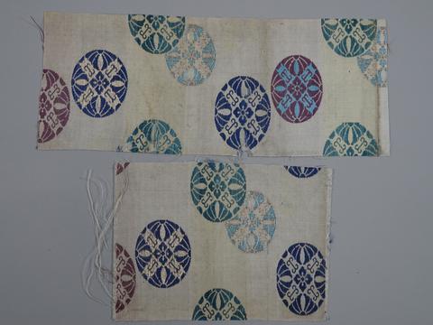 Unknown, Textile Fragment with Floral Ovals, 1615–1868