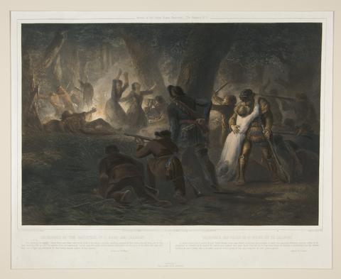 Karl Bodmer, Deliverance of the Daughters of Daniel Boone and Richard Callaway, 1852