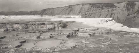 Lois Conner, Mammoth Hot Springs, Yellowstone National Park, Wyoming, 1990