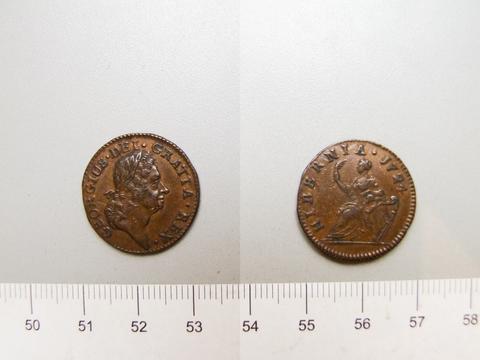 George I, King of Great Britain, 1 Penny of King George I from Unknown, 1724