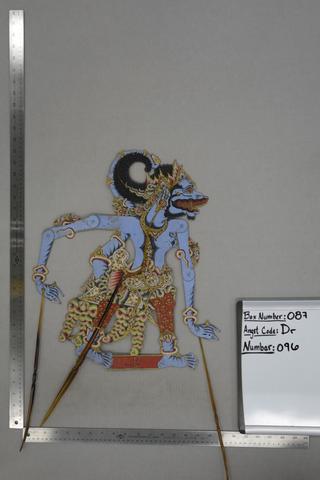 Unknown, Shadow Puppet (Wayang Kulit) of Anila, from the set Kyai Drajat, early 20th century