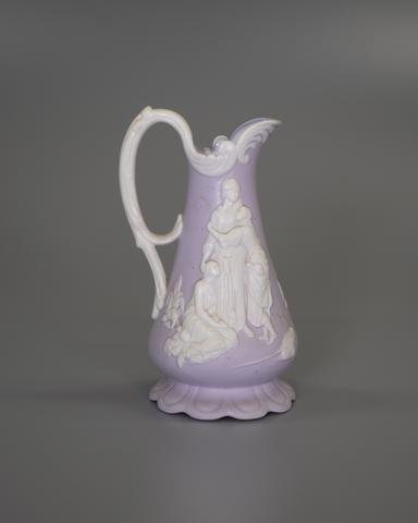 Samuel Alcock & Co., Jug, "Naomi and her Daughters-in-law" pattern, registered April 27, 1847