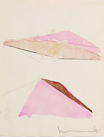 Manuel Neri, Architectural Forms - Tula Drawing No. 4 [Rock No. 17], 1969