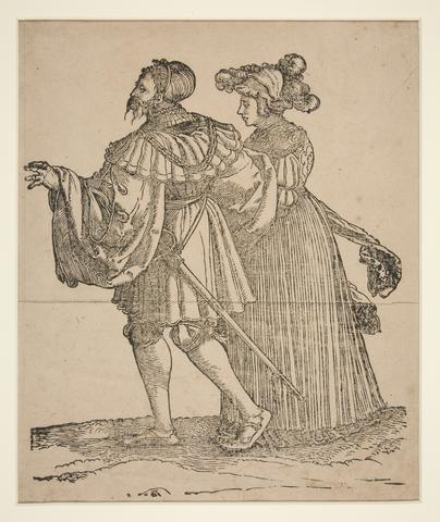 Hans Leonard Schaufelein, Torchdance Partners, ca. 1535